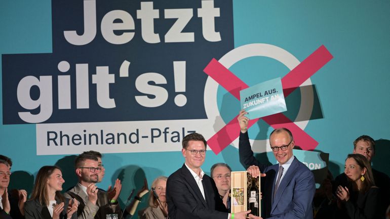 Allemagne : jour de vote en Rhénanie-Palatinat, fief socialiste convoité par la CDU de Friedrich Merz