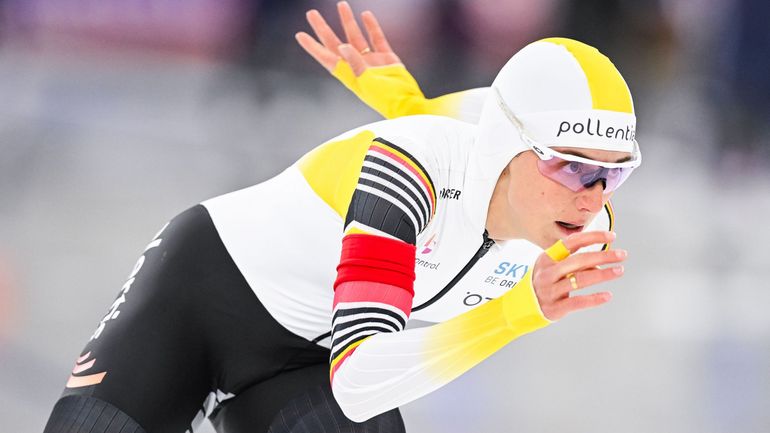 Coupe du monde de patinage de vitesse : Isabelle van Elst améliore encore le record de Belgique du 1.500m à Calgary