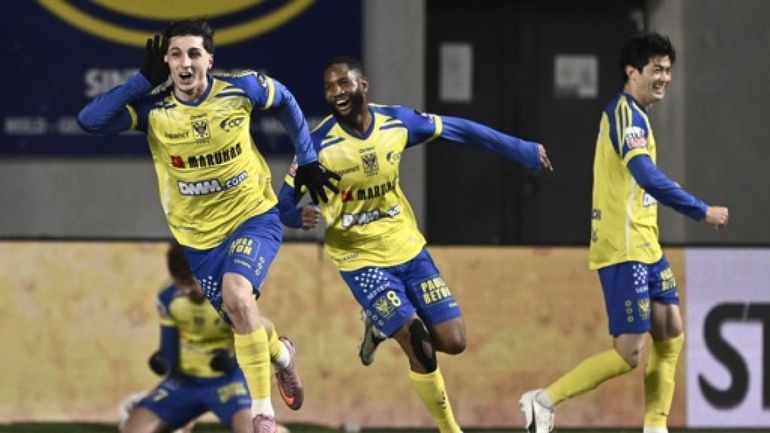 Saint-Trond fait tomber le Club Bruges et grimpe à la 2e place derrière l'Union Saint-Trond fait tomber le Club Bruges et grimpe à la 2e place derrière l'Union