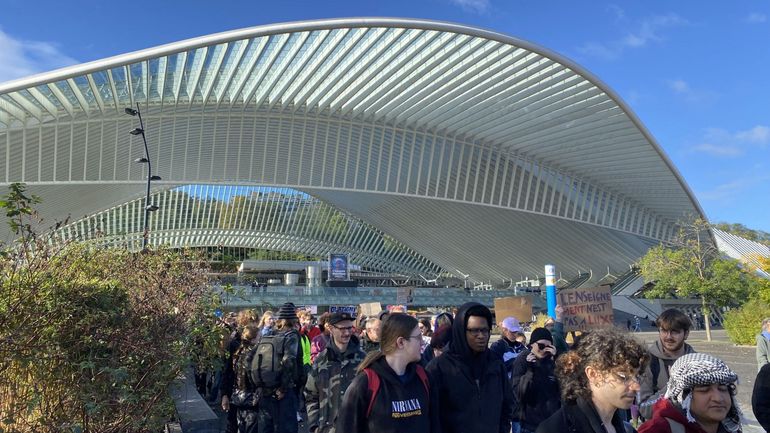 Bilan policier de la manifestation de ce samedi à Liège : 45 arrestations, dont 12 de mineurs