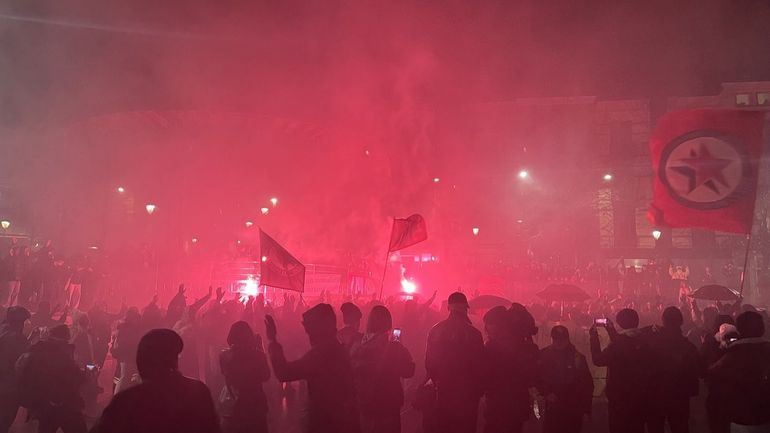 250 personnes rassemblées à Saint-Gilles contre la tenue d’une conférence du MR