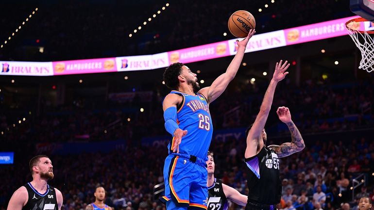 Ajay Mitchell et Oklahoma City inarrêtables : le Thunder ne fait qu’une bouchée du Jazz en NBA