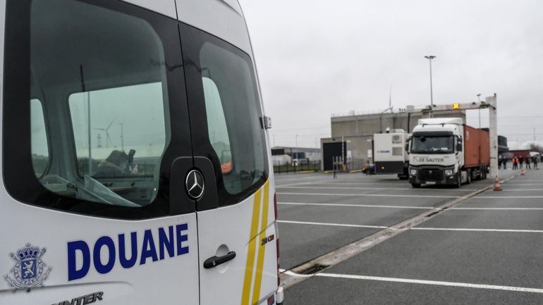 55 tonnes de cocaïne saisies par la douane à Anvers en 2025