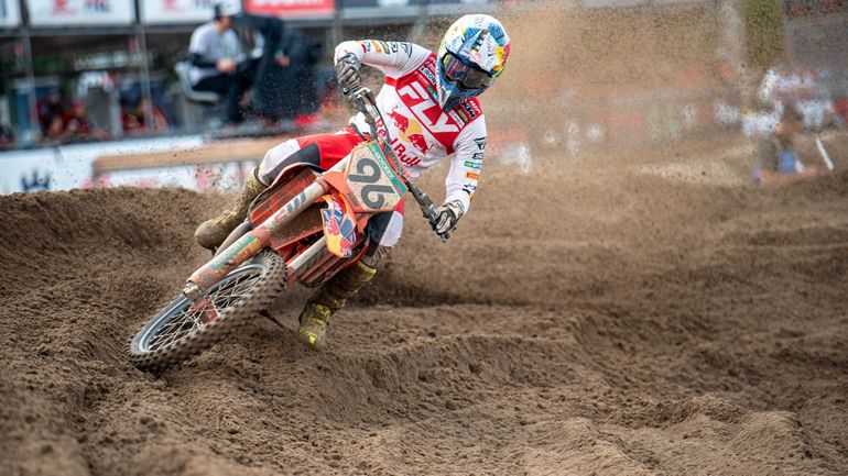 Lucas Coenen, en MXGP, et Sacha Coenen, en MX2, s'offrent la course de qualification en Italie
