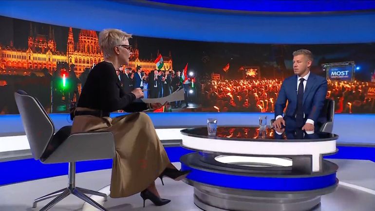 En Hongrie, Peter Magyar à l’attaque du système de propagande d’Orbán : 