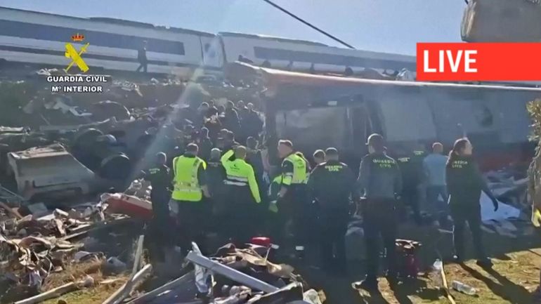 Direct - Espagne : collision entre deux trains au sud de Tolède, 31 morts et 80 blessés, l'Europe offre ses services