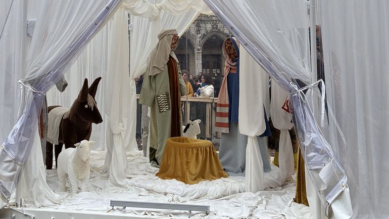 La tête du Jésus de la crèche de la Grand-Place de Bruxelles a été volée