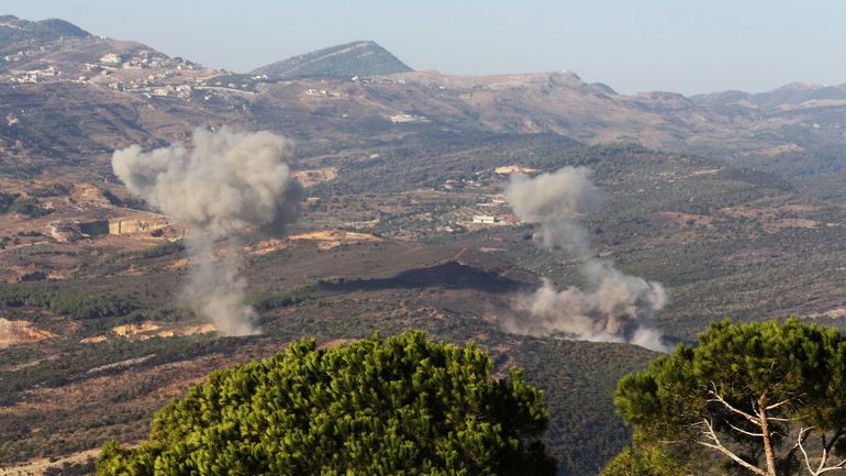 L'armée israélienne frappe le Hezbollah dans le sud du Liban L'armée israélienne frappe le Hezbollah dans le sud du Liban