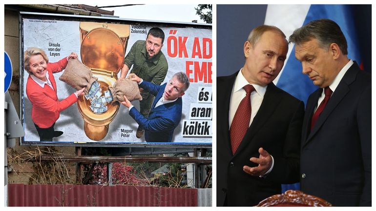 Un jour, une carte : en Hongrie, Viktor Orban agite la peur de la guerre et s'attaque à Volodymyr Zelensky