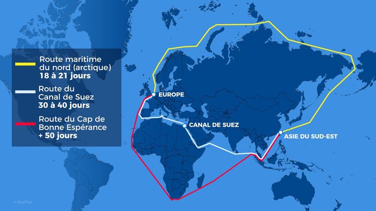 "Un jour, une carte": début de l'exploitation à grande échelle de la nouvelle route arctique de la soie ?