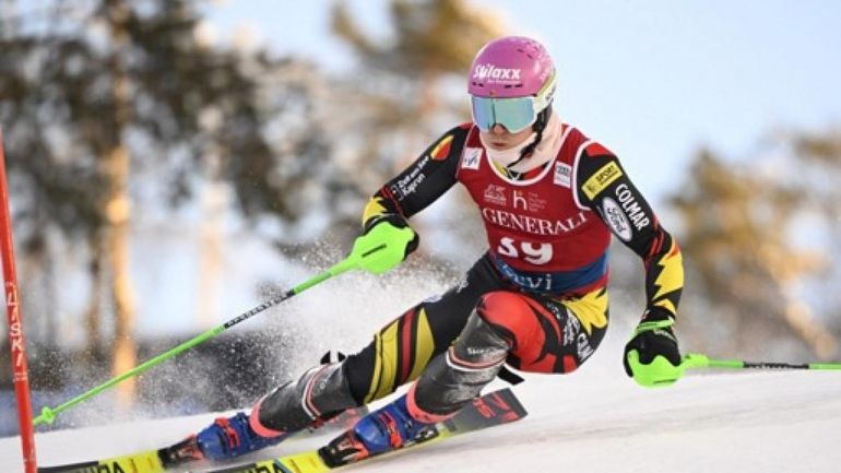 Coupe du monde de ski alpin : Sam Maes se qualifie pour la seconde manche du slalom géant d’Alta Badia