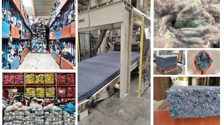 Les vêtements de la fast fashion transformés en panneaux d'isolation : il suffisait d'y penser !