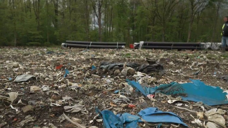 Sous les bosquets, la crasse