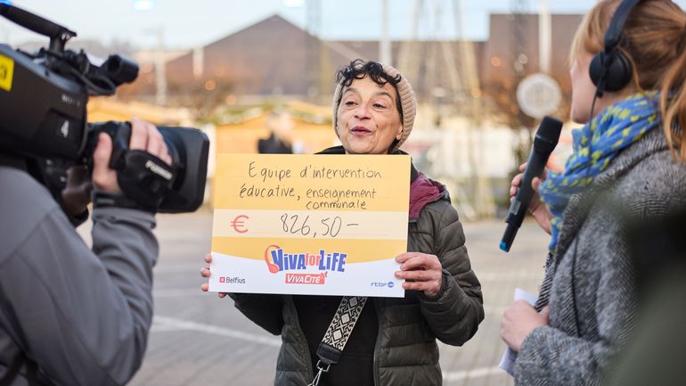 Sur le terrain à Seraing, Ada et ses collègues mobilisent écoles et enfants pour Viva for Life