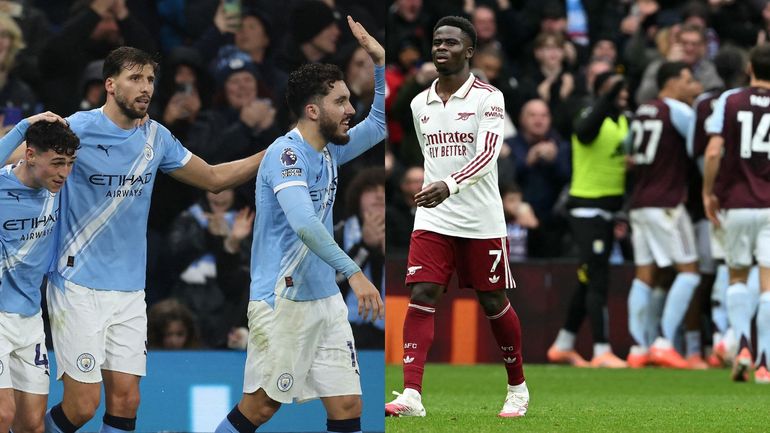 Trossard buteur mais Arsenal battu, Aston Villa et Manchester City foncent sur la tête
