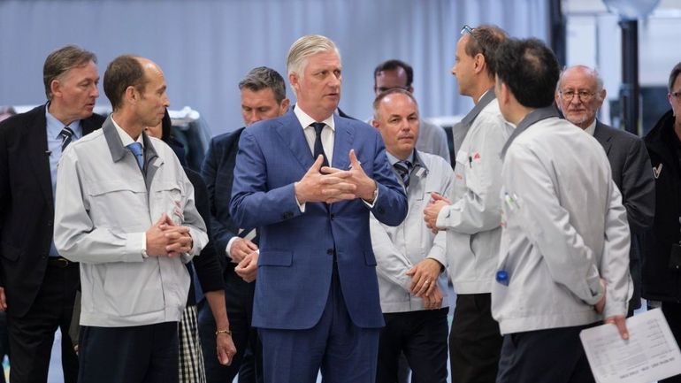 Le roi Philippe à la tête d'une mission économique de deux jours en Wallonie et en Flandre
