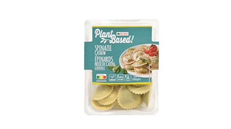 Delhaize rappelle des pâtes véganes Girasoli Epinards en raison de la présence possible de métal