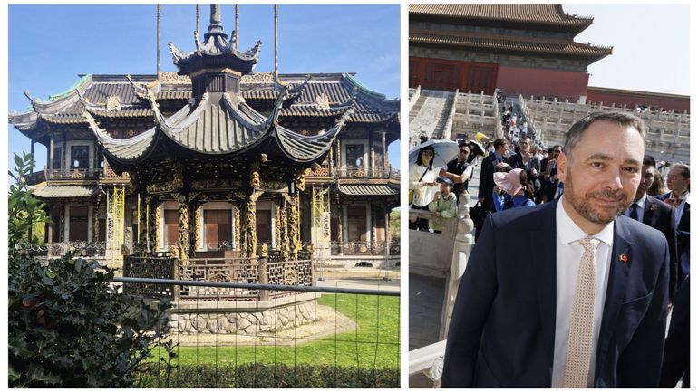 À la Cité interdite de Pékin, Maxime Prévot se projette dans la rénovation du pavillon chinois de Laeken
