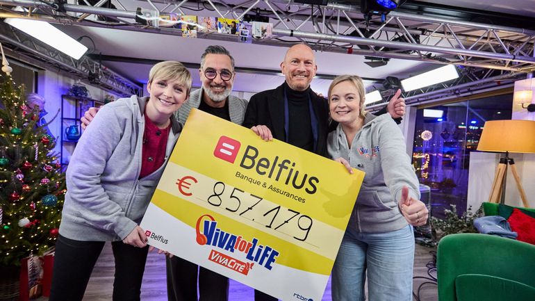Le Belfius Viva for Life Tour rapporte un montant total de 857.179 euros