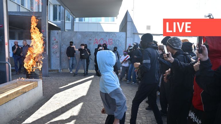 Direct - Manifestation des élèves : 4e jour de mobilisation, des écoles bloquées en Wallonie et à Bruxelles, la situation se tend à Liège