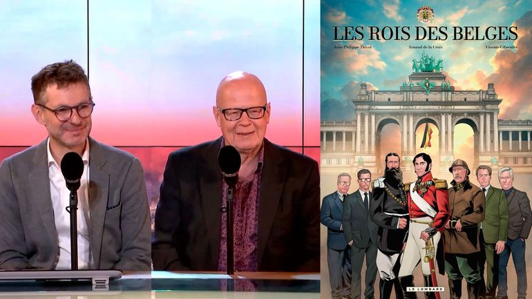 "Une pépite pédagogique" : la BD "Les rois des Belges" revisite l’histoire royale sans complaisance