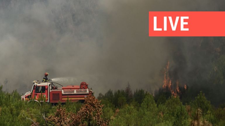 Direct - Incendies en Europe : importante reprise de feu en Gironde, l'Espagne lève les évacuations dans 13 communes