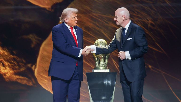 Gianni Infantino, chef de la FIFA, et ami très empressé de Donald Trump Gianni Infantino, chef de la FIFA, et ami très empressé de Donald Trump