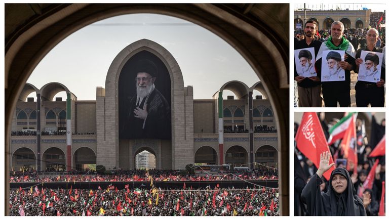 Iran : une foule massive afflue dans le centre de Téhéran au premier jour des funérailles de l'ayatollah Khamenei
