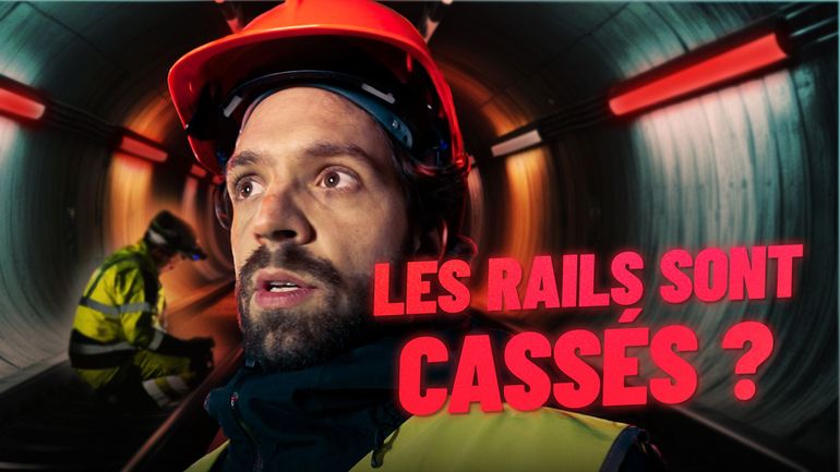 "On ne dort pas beaucoup" : une nuit avec les ouvriers qui réparent les rails du métro à Bruxelles
