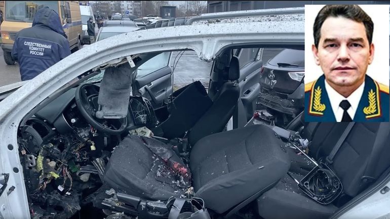 Ce que l'on sait concernant le général de l'état-major russe tué dans l'explosion d'une voiture à Moscou