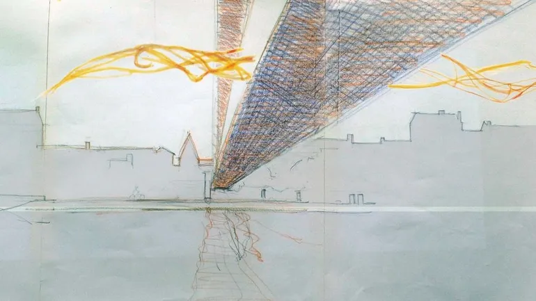 Esquisse projet "Le Nageur" de Norska