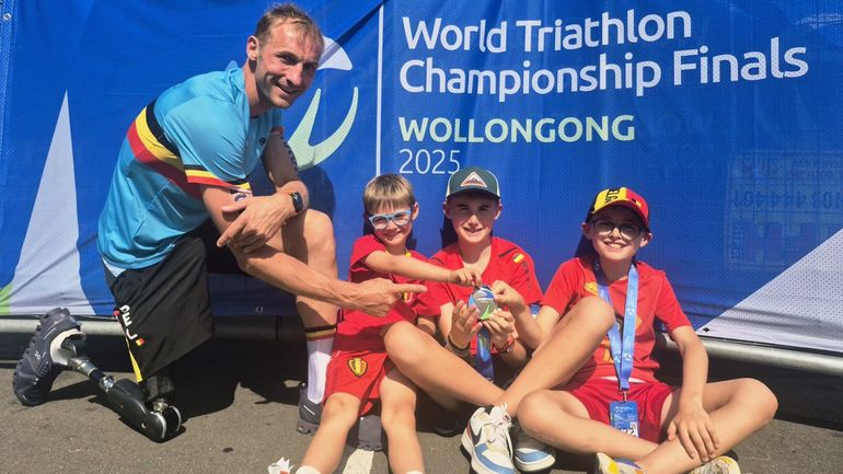 Le Hennuyer Wim de Paepe, vice-champion du monde de paratriathlon