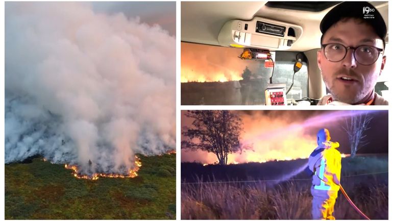 Avec les pompiers, au coeur du combat contre le feu : revoyez notre reportage en immersion dans le brasier des Hautes-Fagnes
