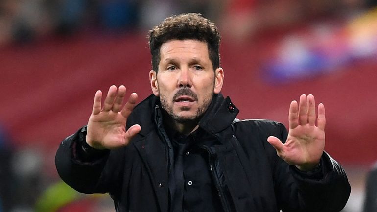 Diego Simeone félicite le Club Bruges pour sa performance : 