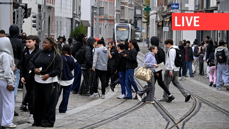 Direct - Manifestation des élèves : 4e jour de mobilisation à Bruxelles et en Wallonie