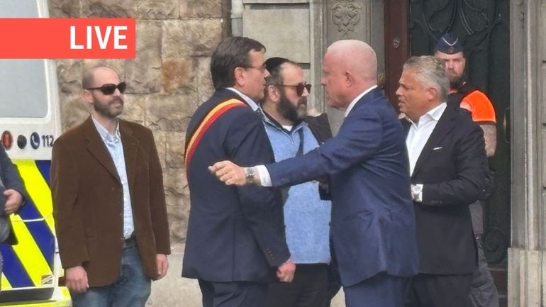 Direct - Explosion devant la synagogue de Liège : l'ambassadeur américain est arrivé sur place