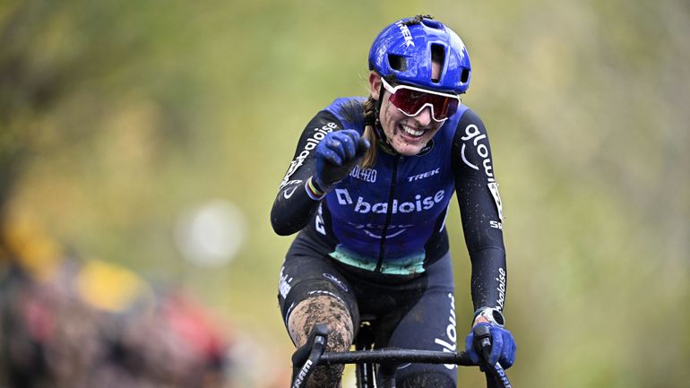 Trophée X2O : Lucinda Brand s'impose à Audenarde, Fem van Empel abandonne dès le 1er tour