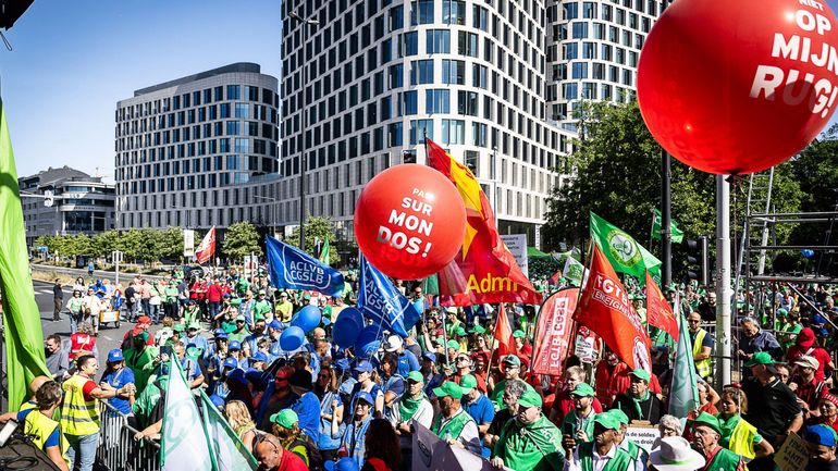 Politique de l'Arizona : la FGTB et la CSC manifesteront le 9 octobre à Bruxelles, "un premier avertissement clair au gouvernement"