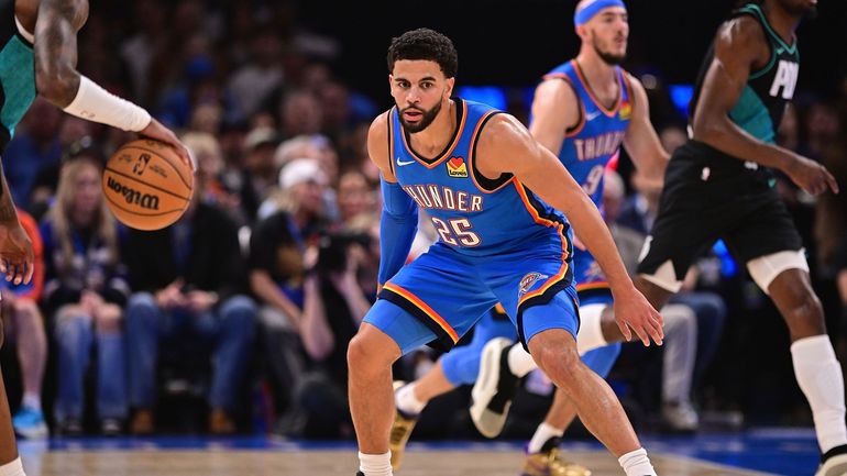 NBA : Oklahoma City prend les commandes contre San Antonio, Ajay Mitchell encore blessé