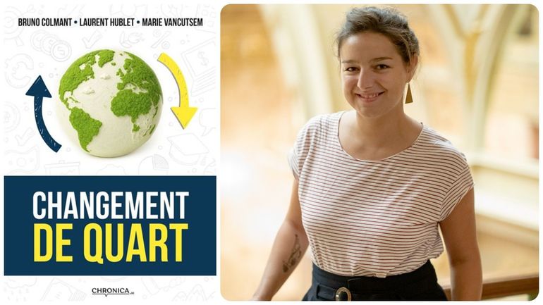 Le livre "Changement de Quart", signé par la journaliste de la RTBF Marie Vancutsem, Bruno Colmant et Laurent Hublet, honoré du Prix Turgot