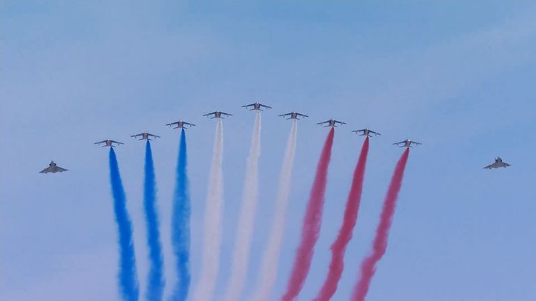 14 juillet en France : une cérémonie et un défilé bleu-blanc-rouge sous le signe du réarmement français et européen