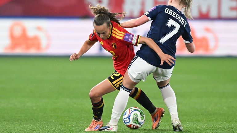 Red Flames : pas de but entre l'Ecosse et la Belgique, assurée des barrages