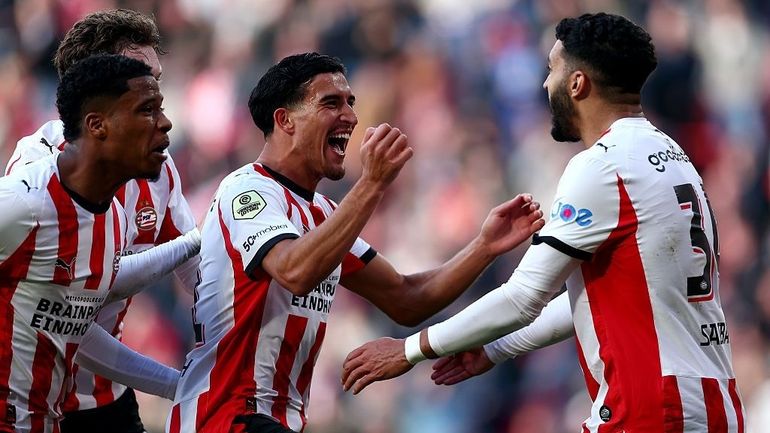 Le PSV Eindhoven sacré champion des Pays-Bas pour la 27e fois de son histoire