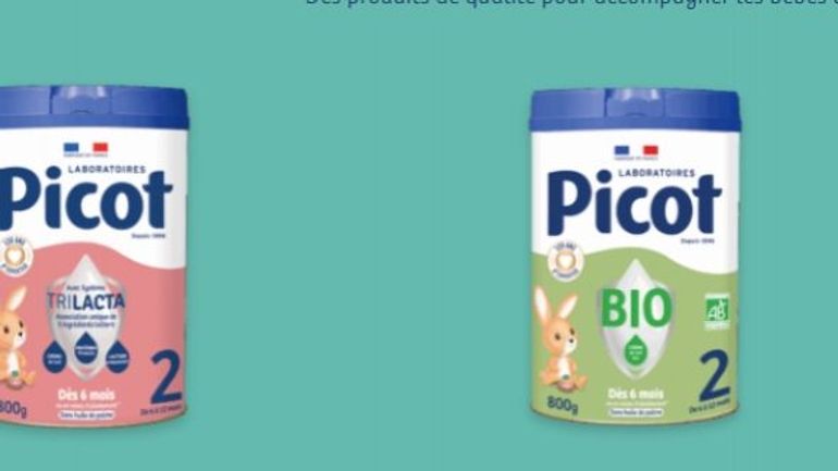 Lactalis rappelle plusieurs lots de lait infantile Picot, 18 pays concernés
