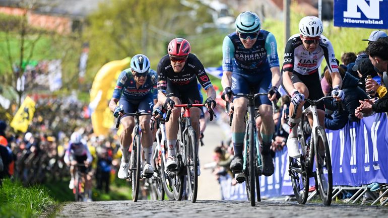 Lourde chute, Trentin à l’hôpital… : ce qu’il s’est passé dans le 2e groupe sur le Tour des Flandres