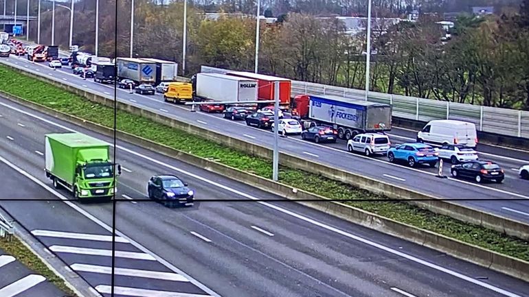 Accident sur l’E42 : échangeur de Loncin fermé