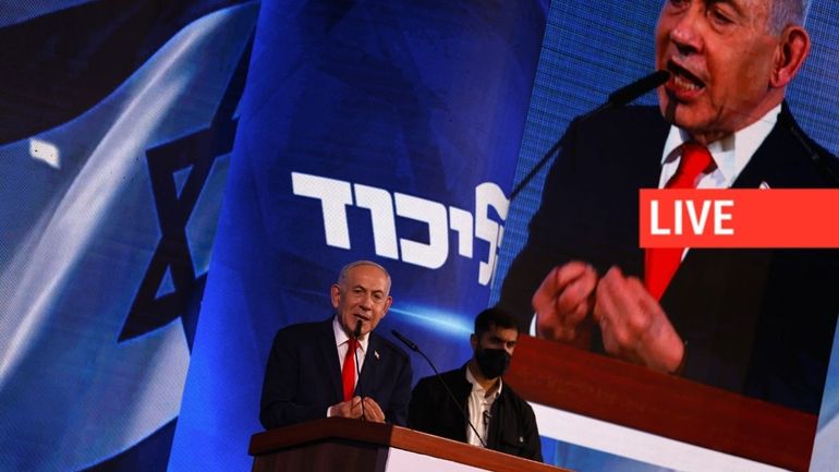 Direct - Elections en Israël : après plus de 85 % des voix dépouillées, le bloc autour de Benjamin Netanyahou reste en tête
