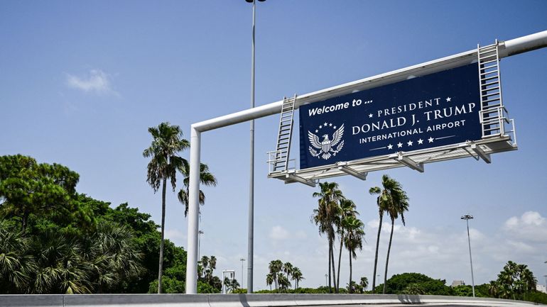 En Floride, l'aéroport de Palm Beach rebaptisé en "President Donald J.Trump international Airport"