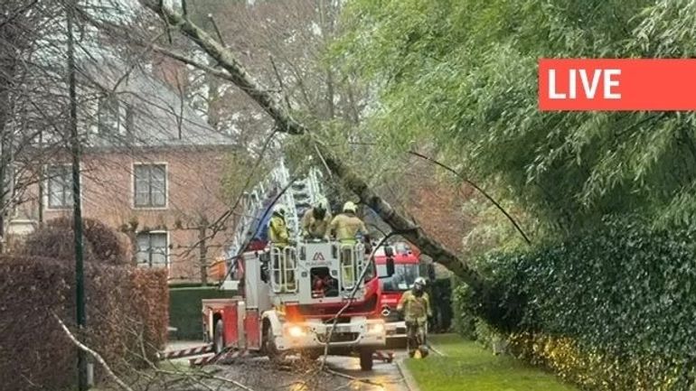 Direct - La Tempête Goretti frappe la Belgique : les vents faiblissent chez nous, nombreuses interventions des pompiers mais sans trop de gravité