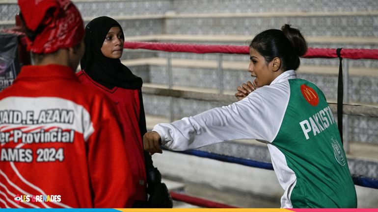 "La boxe, ce n'est pas pour les filles" : au Pakistan, les filles montent sur le ring en quête d'émancipation